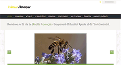 Desktop Screenshot of abeille-provencale.net
